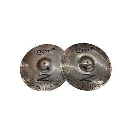 Used Zildjian Gen16 Buffed Bronze Hi Hat Pair Electric Cymbal