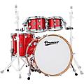 Premier Genista Classic Birch 4-Piece Shell Pack With 22" Bass Drum Red Sparkle