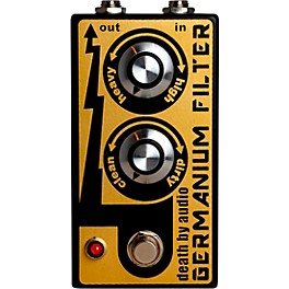 Blemished Death By Audio Germanium Filter Effects Pedal Level 2 Gold and Black 197881107963