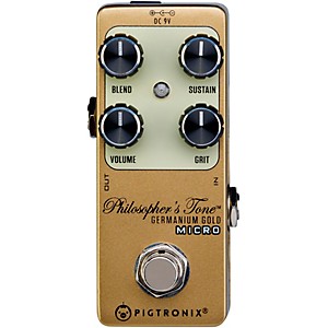 Pigtronix Germanium Gold Compressor Micro Effects Pedal  