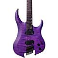 Legator Ghost 6 String Multi-Scale Super Shred Series Flamed Maple Electric Guitar Purple