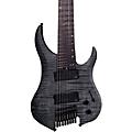 Legator Ghost 8 String Multi-Scale Super Shred Series Flamed Maple Electric Guitar Black