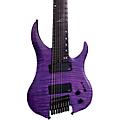 Legator Ghost 8 String Multi-Scale Super Shred Series Flamed Maple Electric Guitar Purple