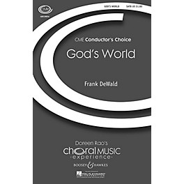 Boosey and Hawkes God's World (CME Conductor's Choice) SATB composed by Frank DeWald