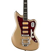 Gold Foil Jazzmaster Electric Guitar Shoreline Gold