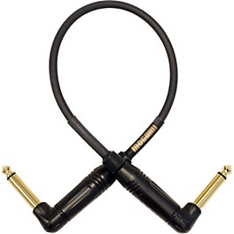 Open Box Mogami Gold Patch Cable with Right Angle Connectors Level 1 18 in.