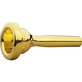 Blemished Schilke Gold-Plated Trombone Mouthpieces Small Shank Level 2 51D, Gold 197881086817