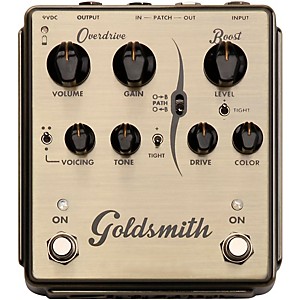 Egnater Goldsmith Overdrive/Boost Guitar Effects Pedal  