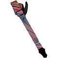 Get'm Get'm Good Vibes Groovy Guitar Strap Red 2 in.