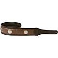 Taylor Grand Pacific Leather Strap, Nickel Conchos Black 3 in.
