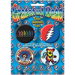 C&D Visionary Grateful Dead Button 4-Piece Set