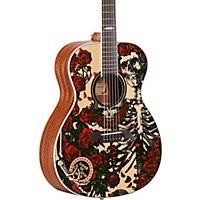 Alvarez Grateful Dead OM Acoustic Guitar (Roses)