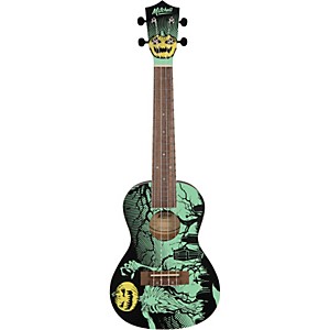 Mitchell Graveyard Glow-In-The-Dark Concert Ukulele  