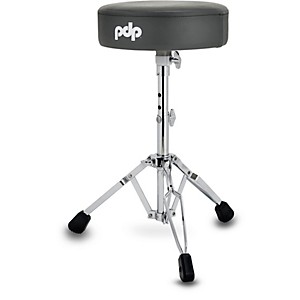 PDP by DW Gravity Series 12 inch Round Top, Lightweight Throne with Gray Top Gray 