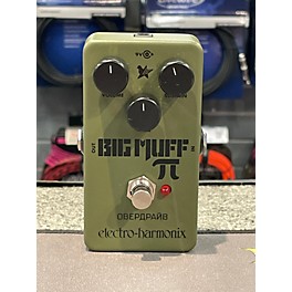 Used Electro-Harmonix Green Russian Big Muff Pi Fuzz Effect Pedal