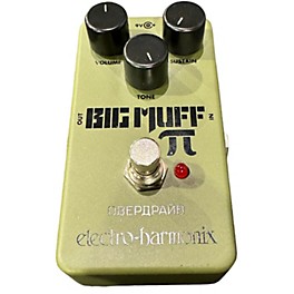Used Electro-Harmonix Green Russian Big Muff Pi Fuzz Effect Pedal