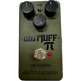 Used Electro-Harmonix Green Russian Big Muff Pi Fuzz Effect Pedal