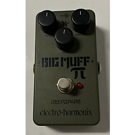 Used Electro-Harmonix Green Russian Big Muff Pi Fuzz Effect Pedal