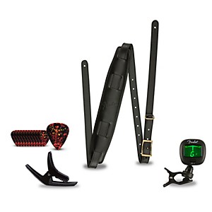 Fender Guitar Accessory Kit with Black Strap  