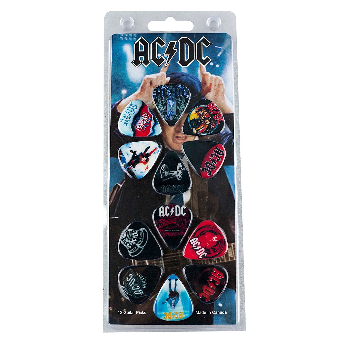 Perri S Guitar Picks 12 Pack Of Acdc Acdc Guitar Center
