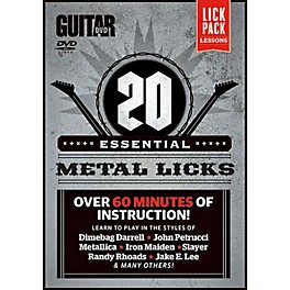Alfred Guitar World 20 Essential Metal Licks DVD
