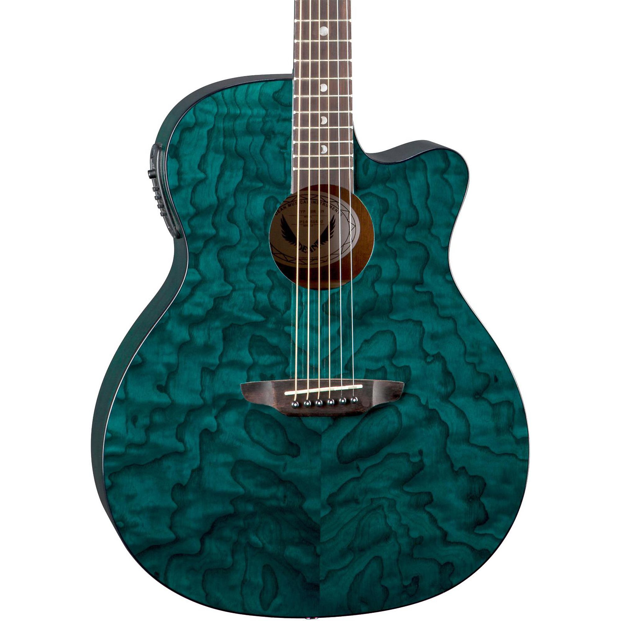 Luna Guitars Gypsy Grand Concert Ash AcousticElectric Guitar