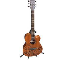 Used Luna Gypsy Tattoo Acoustic Electric Guitar