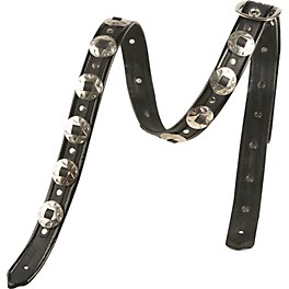 Jodi Head M-Star Concho Guitar Strap Black, Black Binding