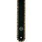 DiMarzio Custom Italian Black Leather Whipstitch Guitar Strap Tan Laces thumbnail