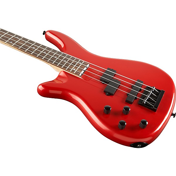 Open Box Rogue LX200BL Left-Handed Series III Electric Bass Guitar Level 2 Candy Apple Red 888366016244