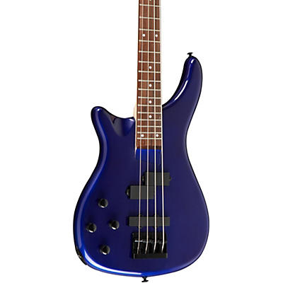 Rogue Lx200bl Left-Handed Series Iii Electric Bass Guitar Metallic Blue for sale