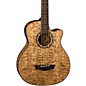 Dean Exotica Quilted Ash Acoustic-Electric Bass Guitar Gloss Natural thumbnail