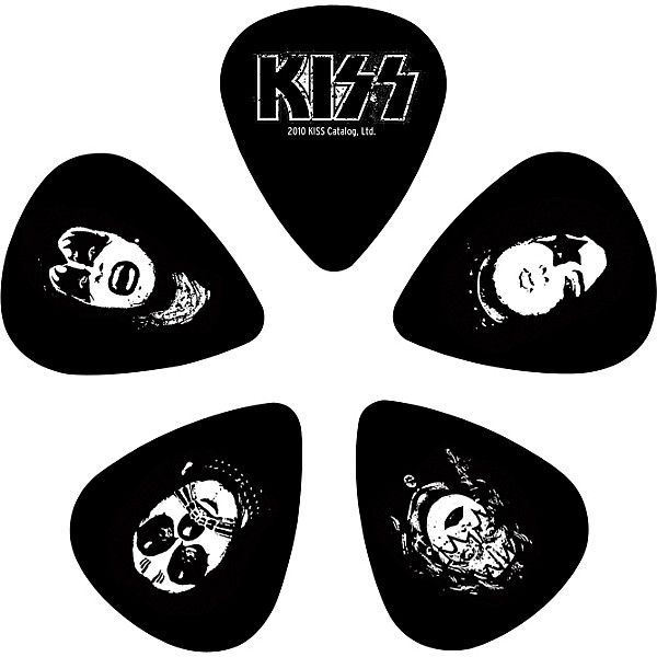 D'Addario Planet Waves Kiss Logo Guitar Picks 10 Pack Light