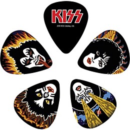 D'Addario Planet Waves Kiss Rock & Roll Over Guitar Picks 10 Pack Light