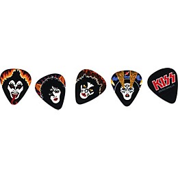 D'Addario Planet Waves Kiss Rock & Roll Over Guitar Picks 10 Pack Light