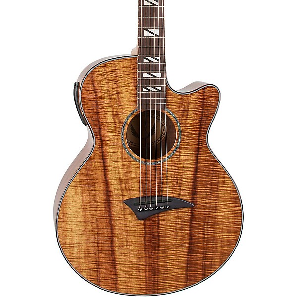 Open Box Dean Performer Koa Acoustic-Electric Guitar with Aphex Level 1 Natural