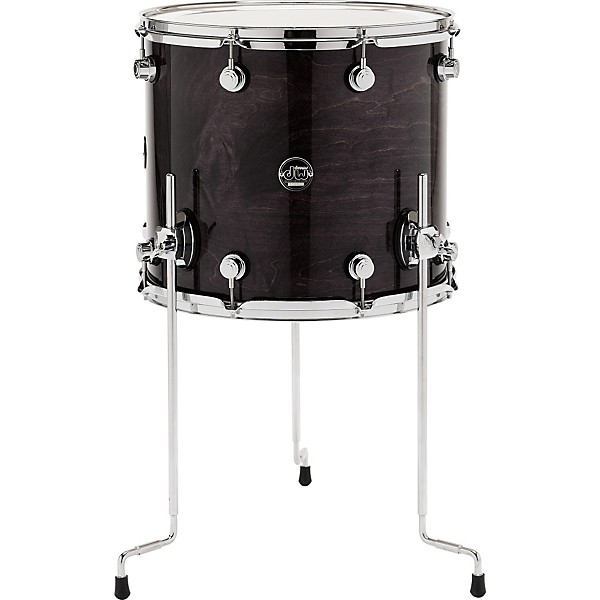 Open Box DW Performance Series Floor Tom Level 1 16 x 14 in. Ebony Stain Lacquer