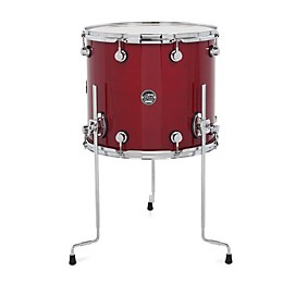 DW Performance Series Floor Tom Candy Apple Lacquer 16 x 14 in.