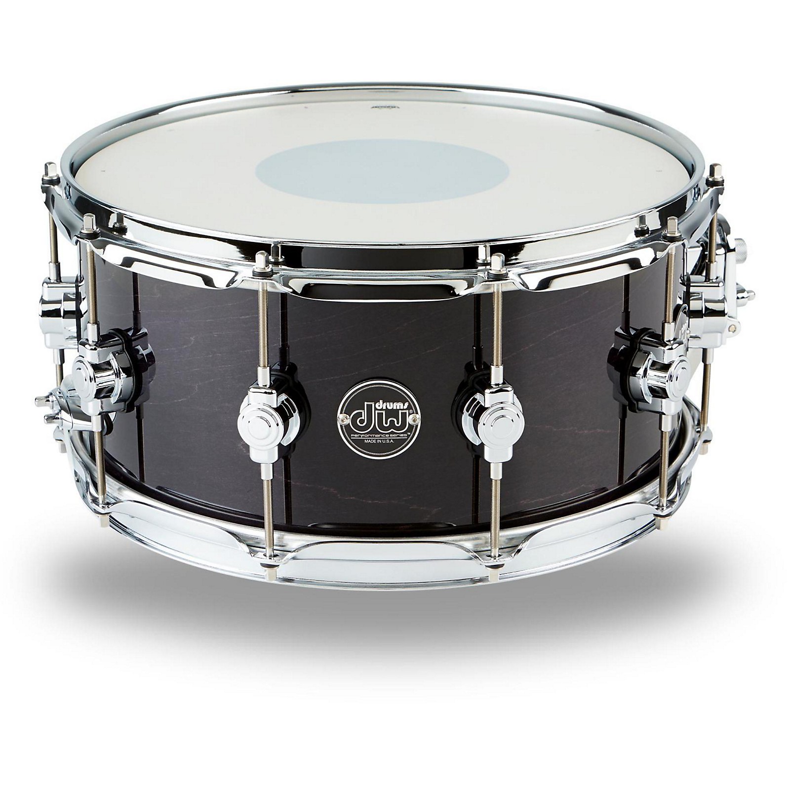 DW Performance Series Snare Drum 14 x 6.5 in. Ebony Stain Lacquer 