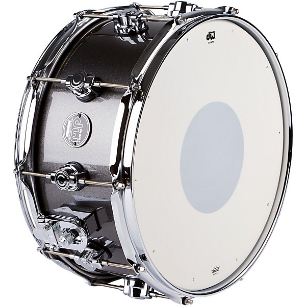 DW Performance Series Snare Drum 14 x 6.5 in. Gun Metal Metallic Lacquer