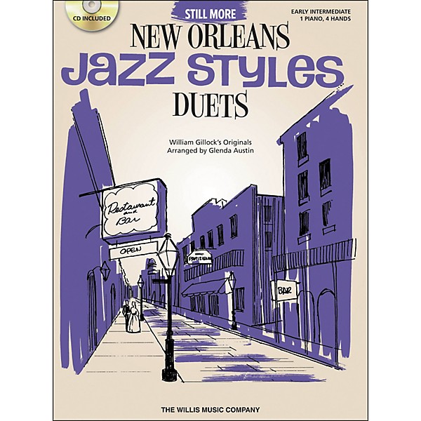 Willis Music Still More New Orleans Jazz Styles - Piano Duets (Early Intermediate 1 Piano 4 Hands) Book/CD by Glenda Austin