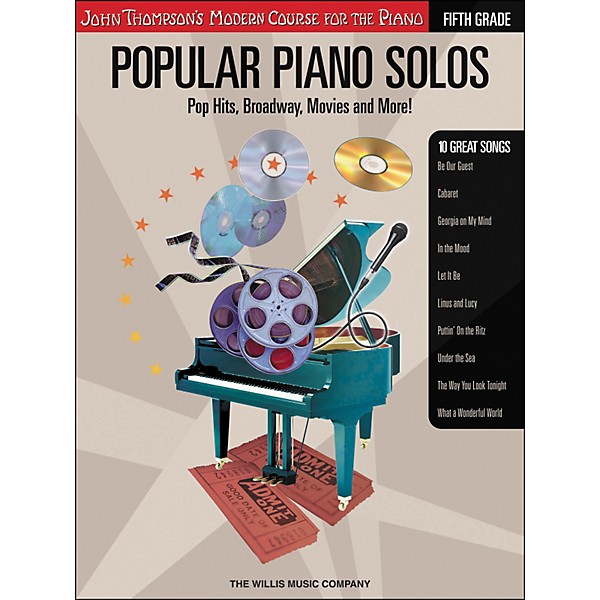 Willis Music John Thompson's Modern Course for The Piano - Popular Piano Solos Fifth Grade Book