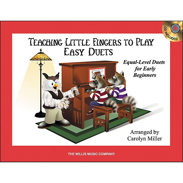 Willis Music Teaching Little Fingers To Play Easy Duets 1 Piano, 4 Hands Book/CD