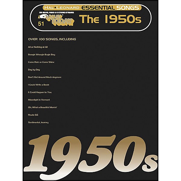 Hal Leonard Essential Songs - The 1950's E-Z Play 51