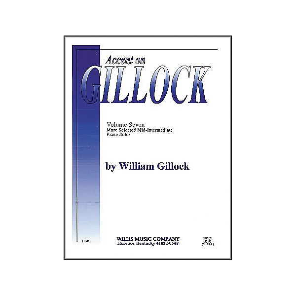 Willis Music Accent On Gillock Volume Seven (More Selected Mid-Intermediate Piano Solos)