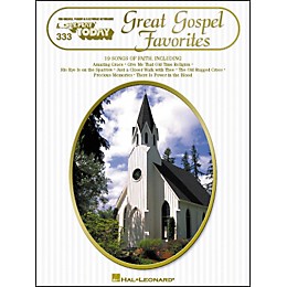 Hal Leonard Great Gospel Favorites E-Z Play 333