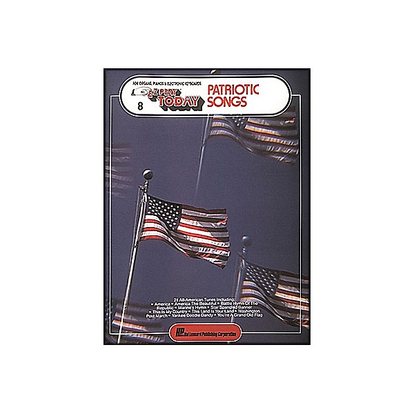 Hal Leonard Patriotic Songs E-Z Play 8