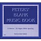 Willis Music Peters' Blank Music Book 1