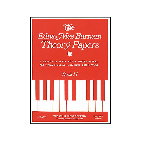 Willis Music Theory Papers Set 2 Mid-Elementary Level