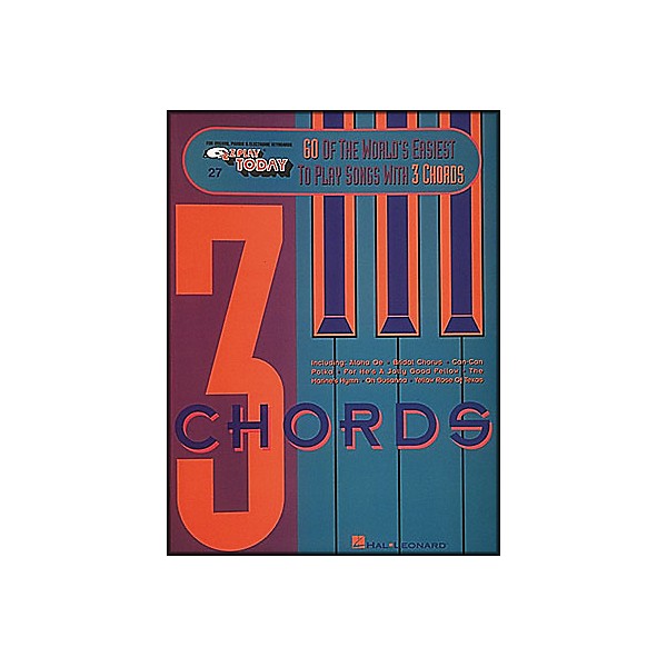 Hal Leonard 60 Of The World's Easiest To Play Songs with 3 Chords E-Z Play 27